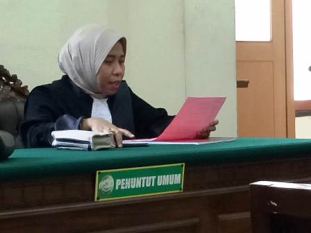 JPU Kejari Surabaya Tuntut Ringan Terdakwa Sabu