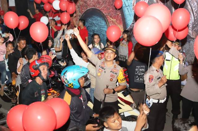Kapolres Pelabuhan Tanjung Perak Lepas 2019 Balon