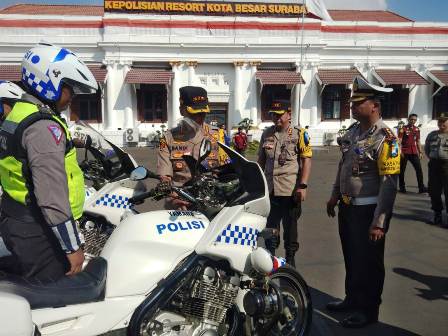 14 Hari Satlantas Polrestabes Surabaya Gelar Operasi