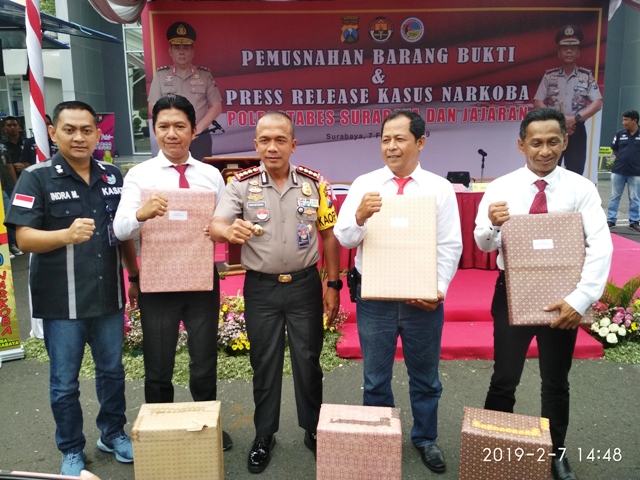 Polrestabes Surabaya Berikan Hadiah Untuk Polsek Berprestasi