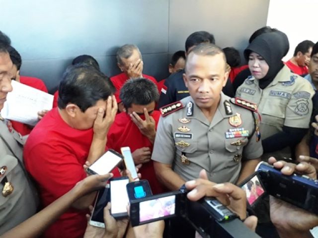 Polrestabes Surabaya Tangkap Pengedar Uang Palsu
